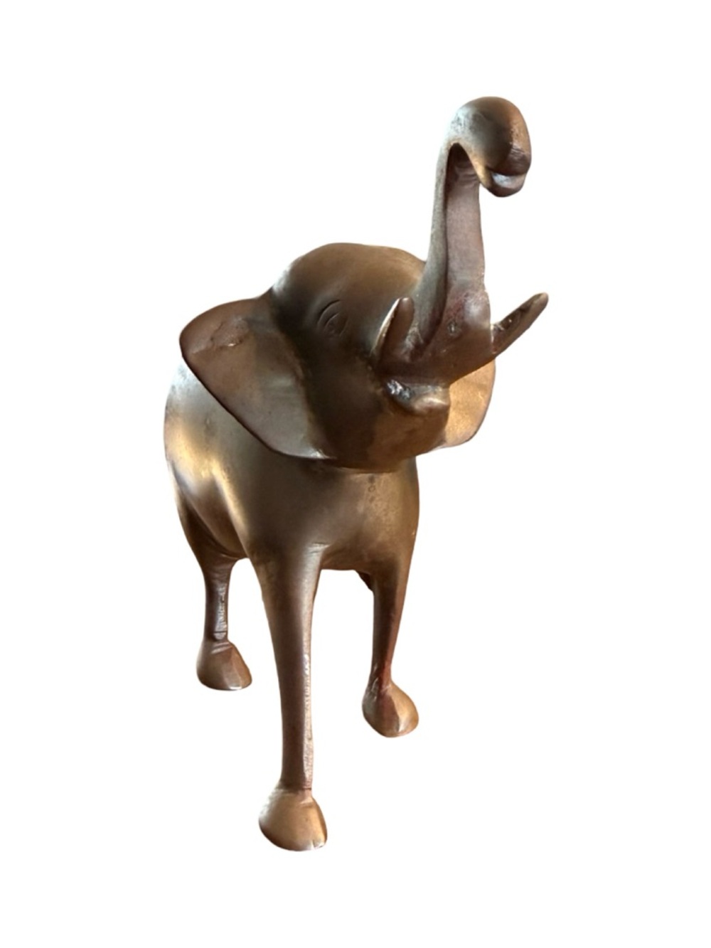 Decorative Elephant Sculpture in Bronze‎ Finish - Picture 2 of 5
